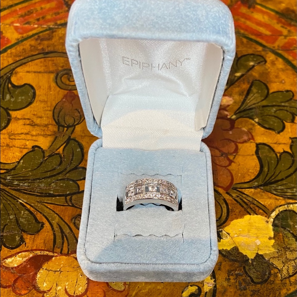 Epiphany CZ & Sterling Silver Ring Band